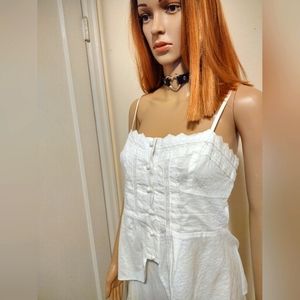 Cynthia Steffe Eyelet Corset Camisole, size 10